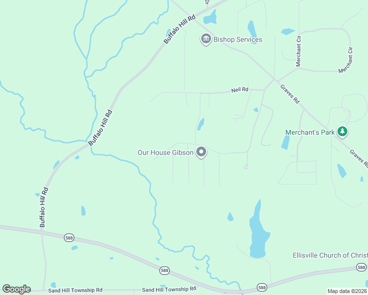 map of restaurants, bars, coffee shops, grocery stores, and more near 14-20 Griffin Dr in Ellisville