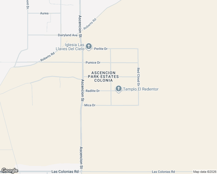 map of restaurants, bars, coffee shops, grocery stores, and more near 15171 Radlite Drive in El Paso