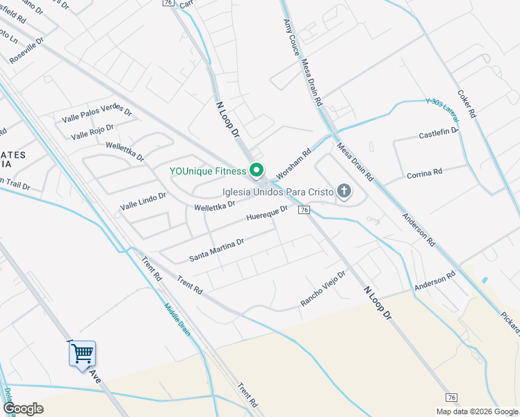 map of restaurants, bars, coffee shops, grocery stores, and more near 470 Huereque Drive in Socorro