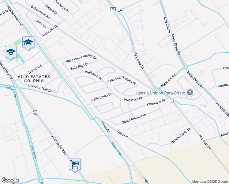 map of restaurants, bars, coffee shops, grocery stores, and more near 11711 Valle Del Paseo Drive in Socorro