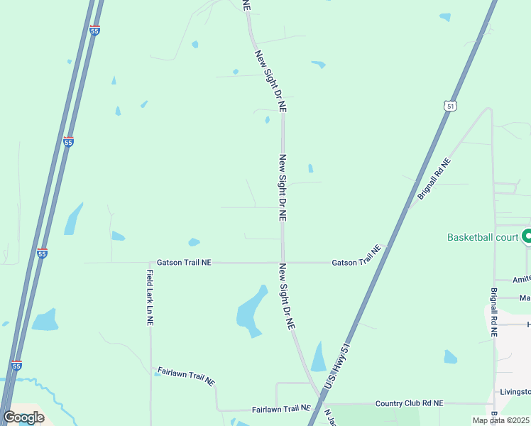 map of restaurants, bars, coffee shops, grocery stores, and more near 423 Junior Trail Northeast in Brookhaven