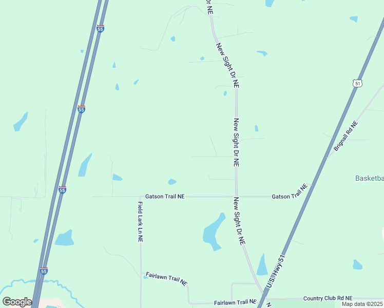 map of restaurants, bars, coffee shops, grocery stores, and more near 498 Junior Trail Northeast in Brookhaven