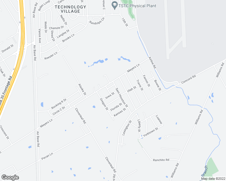 map of restaurants, bars, coffee shops, grocery stores, and more near 4717 Idaho Street in Waco