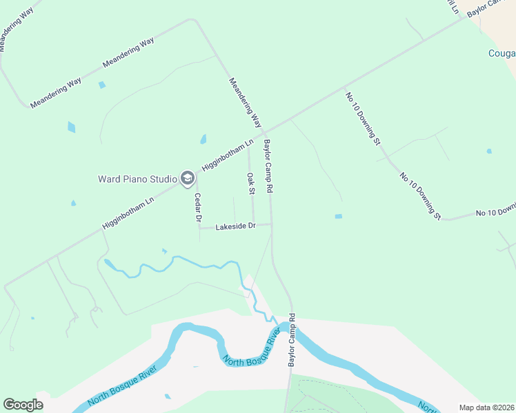 map of restaurants, bars, coffee shops, grocery stores, and more near 343 Oak St in China Spring