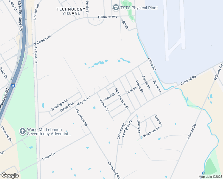 map of restaurants, bars, coffee shops, grocery stores, and more near 4717 Idaho Street in Waco