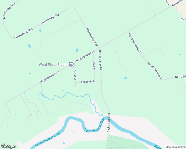 map of restaurants, bars, coffee shops, grocery stores, and more near 343 Oak St in China Spring