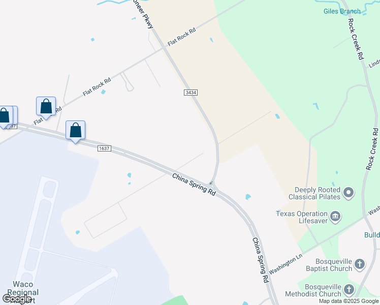 map of restaurants, bars, coffee shops, grocery stores, and more near 187 Torres Lane in Waco