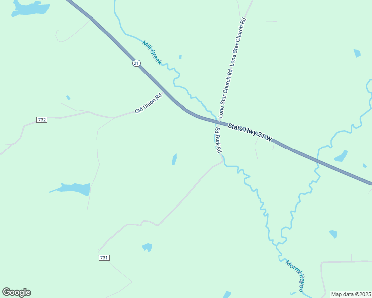 map of restaurants, bars, coffee shops, grocery stores, and more near 5485 FM 1638 in Nacogdoches