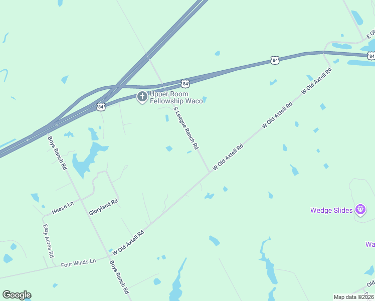 map of restaurants, bars, coffee shops, grocery stores, and more near 420 South League Ranch Road in Waco