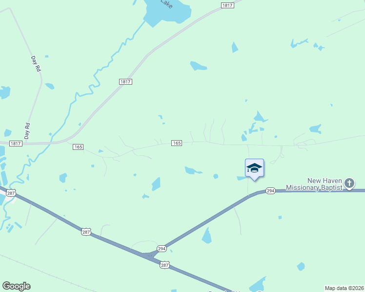 map of restaurants, bars, coffee shops, grocery stores, and more near County Road 165 in Elkhart