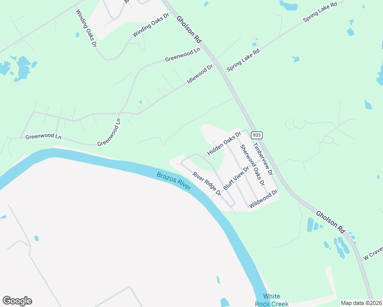 map of restaurants, bars, coffee shops, grocery stores, and more near 663 Brazos Oaks Drive in Waco