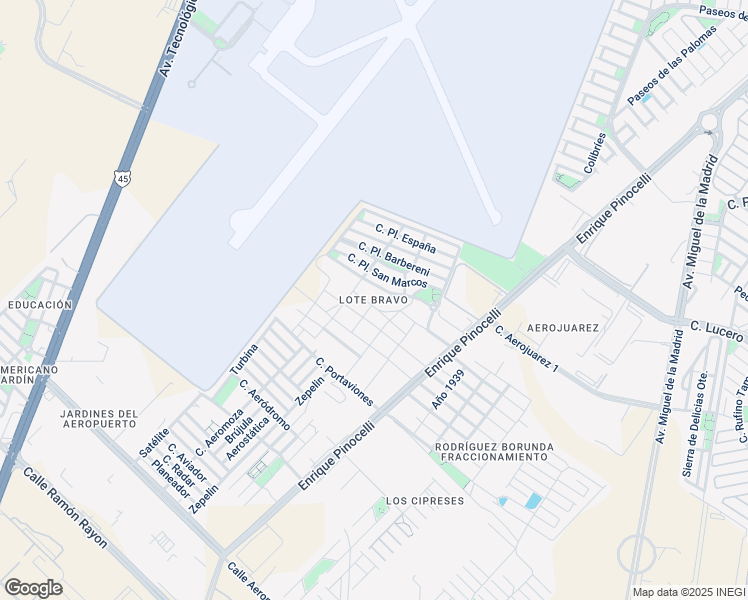 map of restaurants, bars, coffee shops, grocery stores, and more near in Juárez