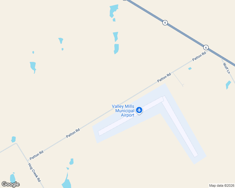 map of restaurants, bars, coffee shops, grocery stores, and more near 1224-1230 Patton Road in Valley Mills