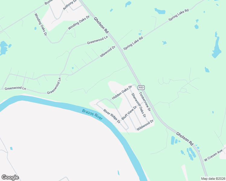 map of restaurants, bars, coffee shops, grocery stores, and more near 96 Trail Ridge Drive in Waco