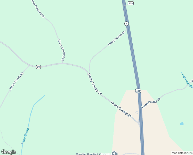 map of restaurants, bars, coffee shops, grocery stores, and more near 720 County Road 29 in Abbeville