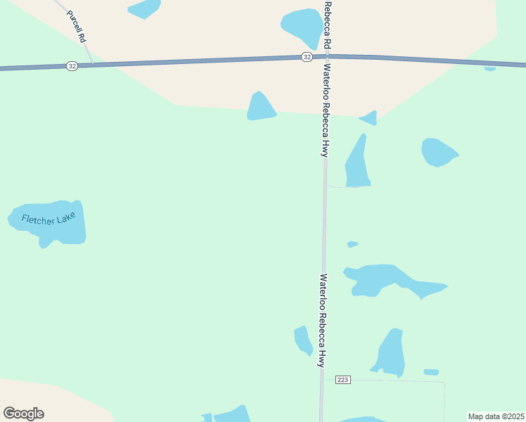 map of restaurants, bars, coffee shops, grocery stores, and more near 578 Waterloo Rebecca Highway in Tifton