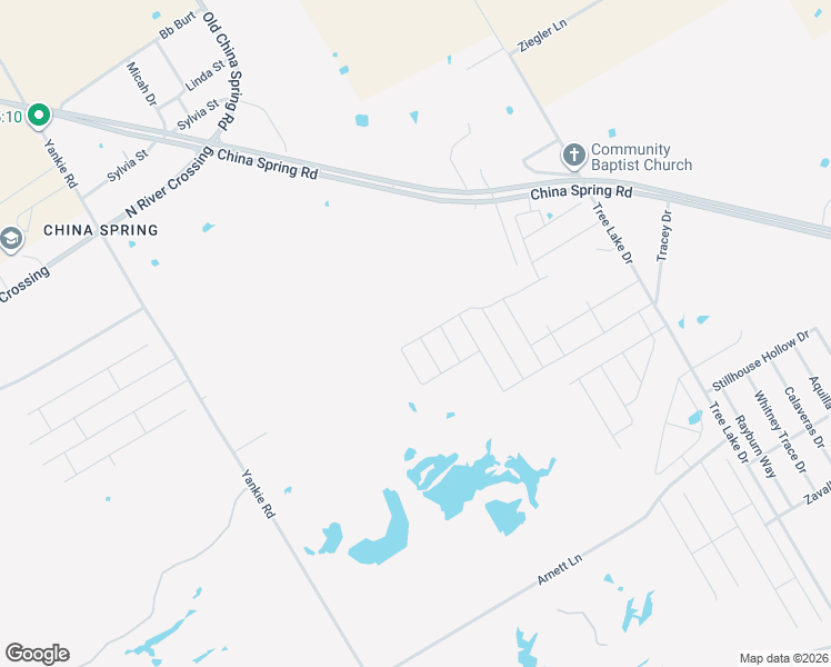 map of restaurants, bars, coffee shops, grocery stores, and more near 6201 Elephant Butte Drive in Waco