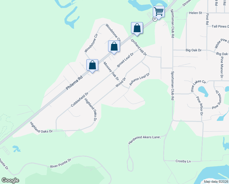 map of restaurants, bars, coffee shops, grocery stores, and more near 177 Wood Drive in Albany