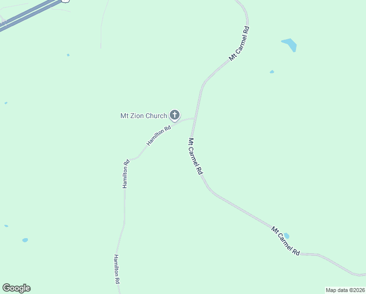 map of restaurants, bars, coffee shops, grocery stores, and more near Mount Carmel Road in Prentiss