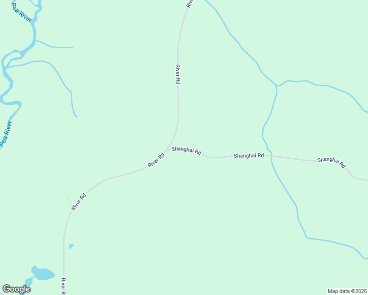 map of restaurants, bars, coffee shops, grocery stores, and more near Shanghai Road in Ariton