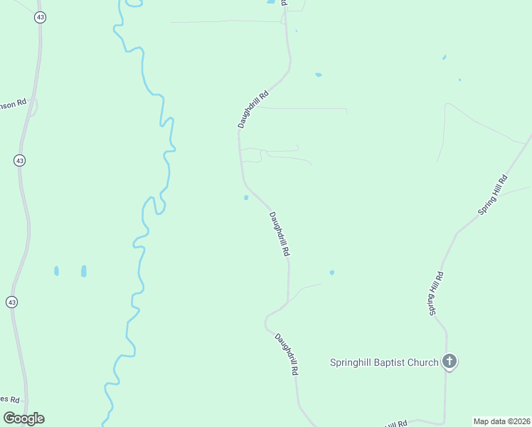 map of restaurants, bars, coffee shops, grocery stores, and more near 364 Daughdrill Road in Silver Creek