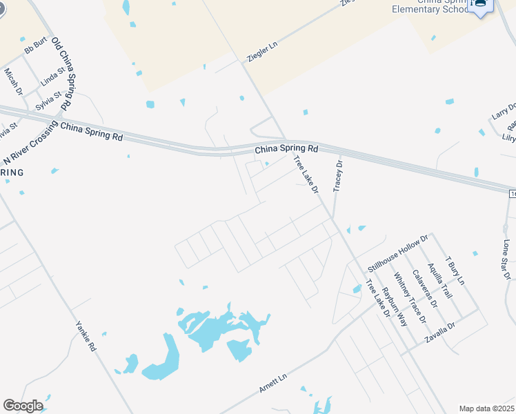 map of restaurants, bars, coffee shops, grocery stores, and more near 11300 Goose Bay Drive in Waco