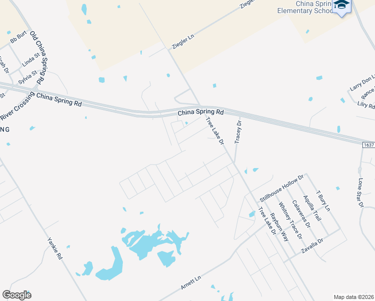 map of restaurants, bars, coffee shops, grocery stores, and more near 5700 Elephant Butte Drive in Waco