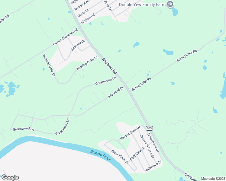 map of restaurants, bars, coffee shops, grocery stores, and more near 251 Idlewood Drive in Waco