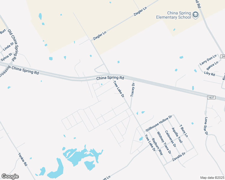 map of restaurants, bars, coffee shops, grocery stores, and more near 11301 Tree Lake Drive in Waco
