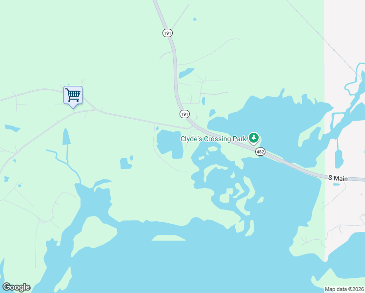 map of restaurants, bars, coffee shops, grocery stores, and more near 1-199 Rebeccas Circle in Zwolle