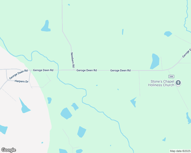 map of restaurants, bars, coffee shops, grocery stores, and more near 1668 George Deen Road in Broxton