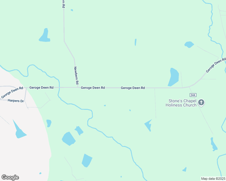 map of restaurants, bars, coffee shops, grocery stores, and more near 1668 George Deen Road in Broxton