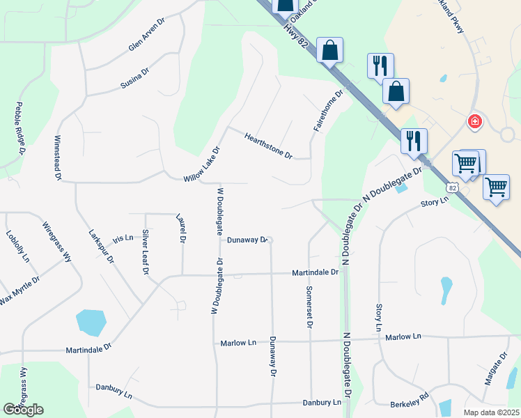 map of restaurants, bars, coffee shops, grocery stores, and more near 162 Hampton Lane in Leesburg