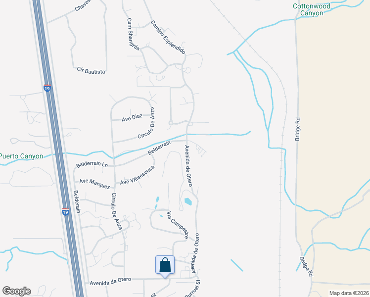 map of restaurants, bars, coffee shops, grocery stores, and more near 144 Avenida de Otero in Tubac