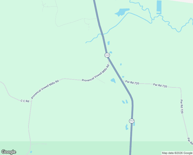 map of restaurants, bars, coffee shops, grocery stores, and more near 191 Provencal Vowell Mills Road in Provencal