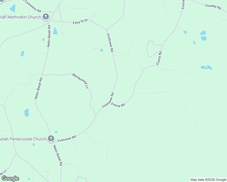 map of restaurants, bars, coffee shops, grocery stores, and more near Firetower Road in LaSalle Parish