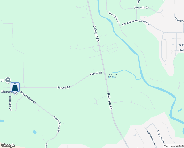 map of restaurants, bars, coffee shops, grocery stores, and more near 122 Fussell Road in Leesburg