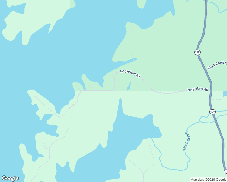 map of restaurants, bars, coffee shops, grocery stores, and more near Hog Island Road in Dry Prong