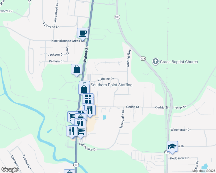 map of restaurants, bars, coffee shops, grocery stores, and more near 106 Ab Henrietta Court in Leesburg