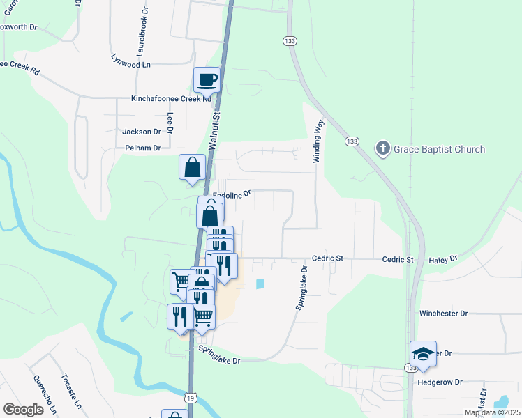 map of restaurants, bars, coffee shops, grocery stores, and more near 106 Ab Henrietta Court in Leesburg