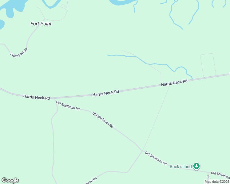 map of restaurants, bars, coffee shops, grocery stores, and more near 2208 Harris Neck Road in Townsend