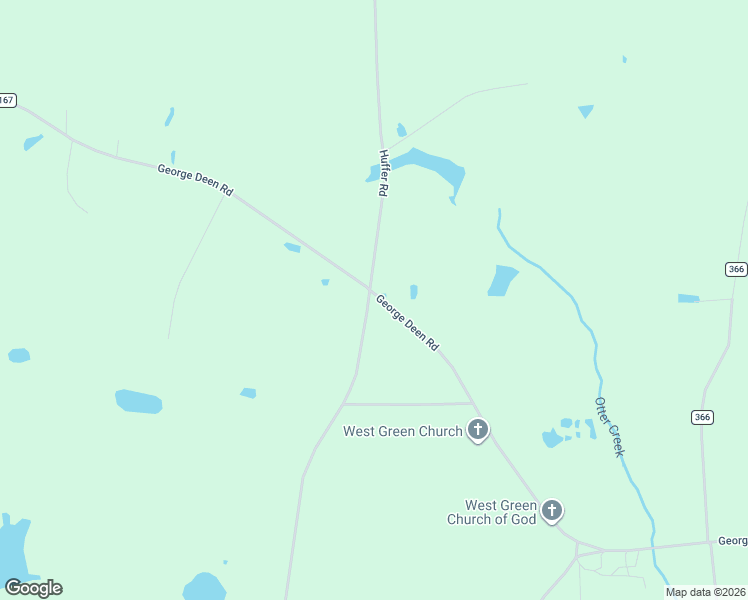 map of restaurants, bars, coffee shops, grocery stores, and more near 7945 George Deen Road in West Green