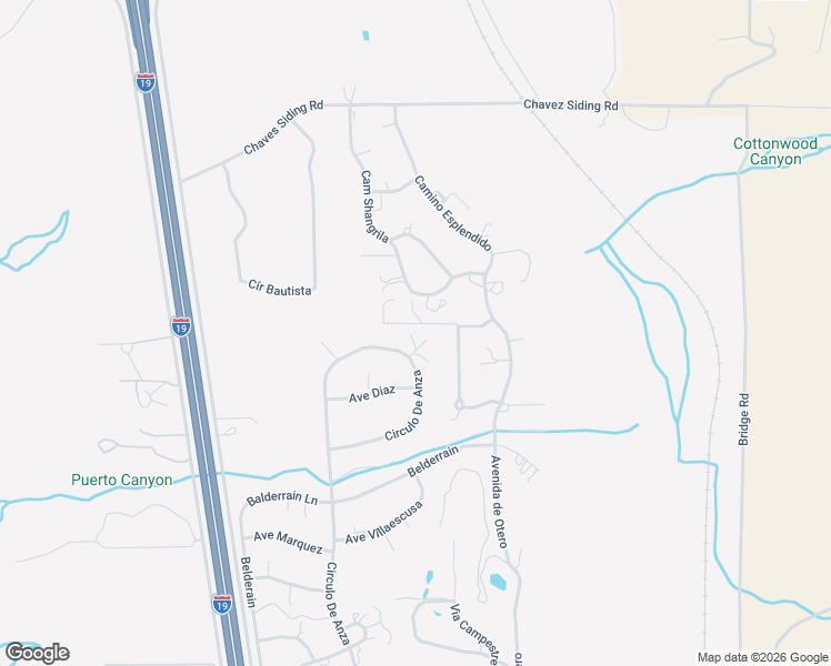 map of restaurants, bars, coffee shops, grocery stores, and more near 4 De Anza Court in Tubac