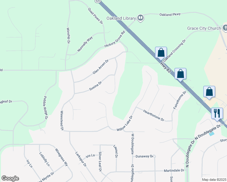 map of restaurants, bars, coffee shops, grocery stores, and more near 148 Willow Lake Drive in Leesburg
