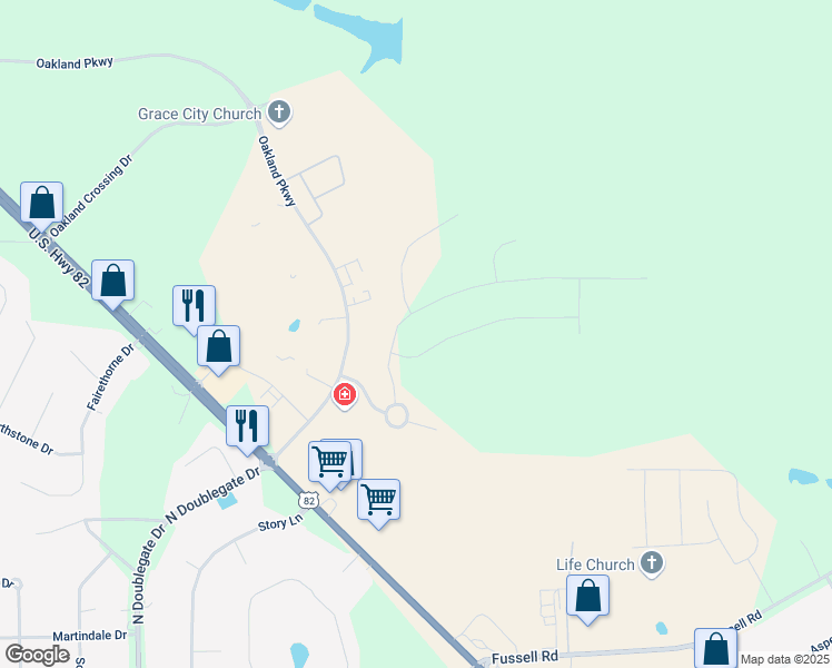 map of restaurants, bars, coffee shops, grocery stores, and more near 117 Belmont Drive in Leesburg