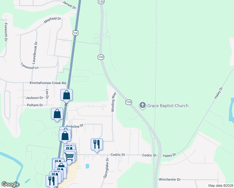map of restaurants, bars, coffee shops, grocery stores, and more near 364 Old Leesburg Road in Leesburg
