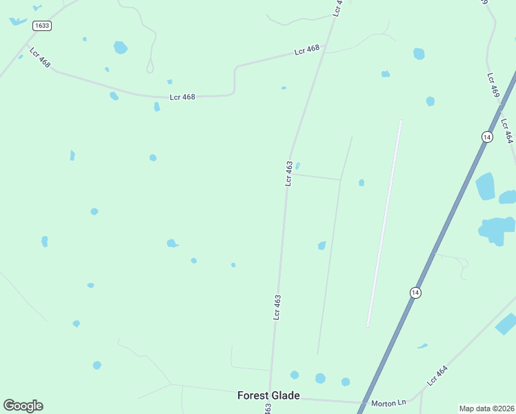 map of restaurants, bars, coffee shops, grocery stores, and more near 520 County Road 463 in Mexia