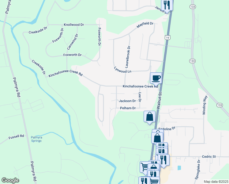 map of restaurants, bars, coffee shops, grocery stores, and more near 118 Stewart Court in Leesburg