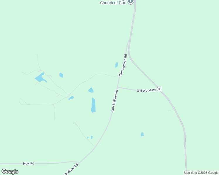 map of restaurants, bars, coffee shops, grocery stores, and more near 2652 Sam Sullivan Road in Millry