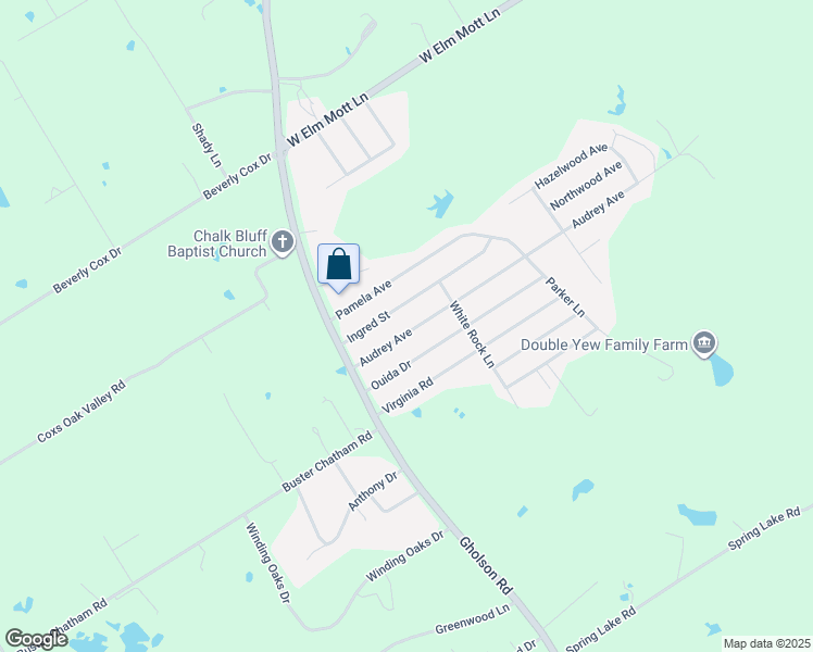 map of restaurants, bars, coffee shops, grocery stores, and more near 283 Audrey Avenue in Waco